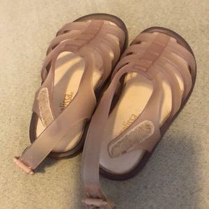 Mini Melissa sandals (light pink)